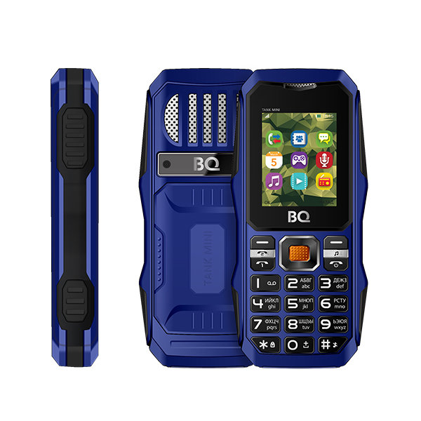 

Мобильный телефон BQ BQ-1842 Tank mini, 1.77" 160x128 TN, 32Mb RAM, 2-Sim, 1200 мА·ч, темно-синий, BQ-1842 Tank mini