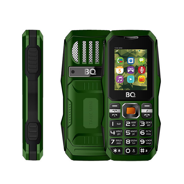 Мобильный телефон BQ BQ-1842 Tank mini темно-зеленый
