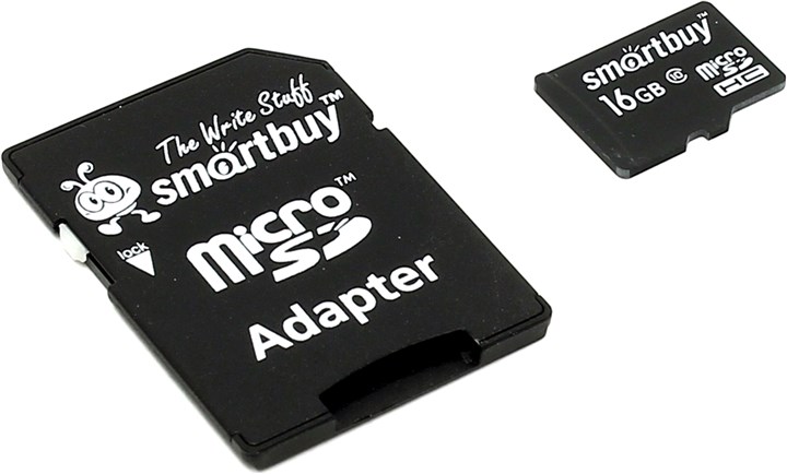 

Карта памяти 16Gb microSDHC SmartBuy Class 10 UHS-I U1 + адаптер, SB16GBSDCL10-01/SB16GBSDCL10-01_С