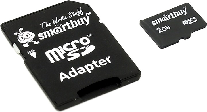 Карта памяти microSD SmartBuy 2Gb Class 2