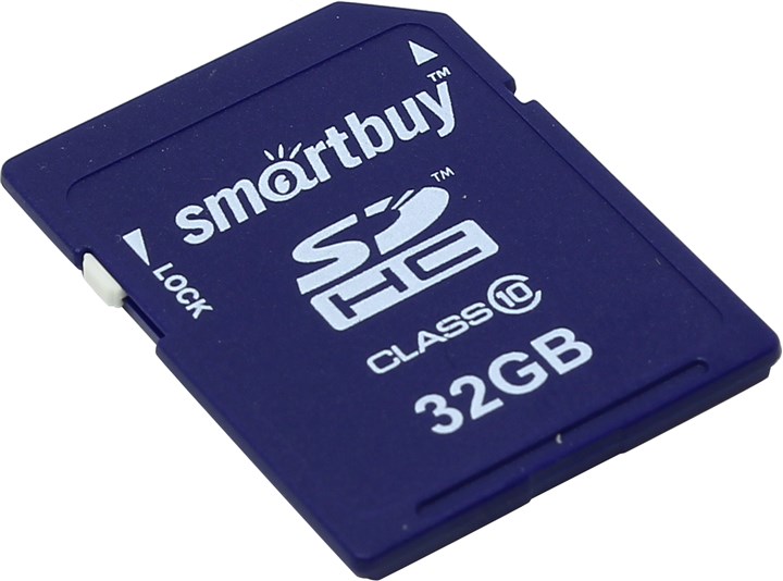 Карта памяти 32Gb SDHC SmartBuy Class 10 UHS-I U1