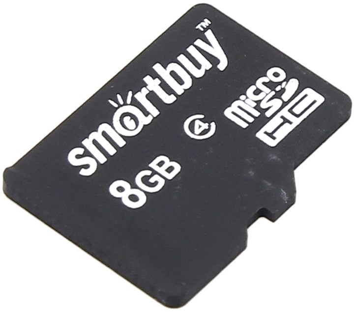 Карта памяти 8Gb microSDHC SmartBuy Class 4