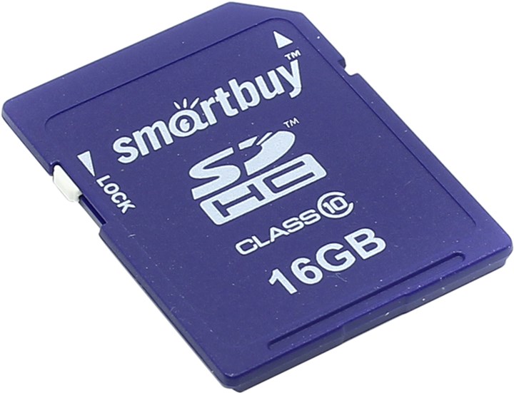 Карта памяти 16Gb SDHC SmartBuy Class 10 540₽