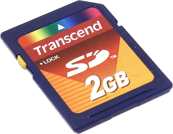 Sd transcend карта памяти 2гб