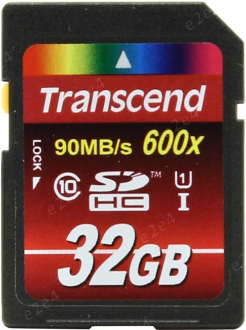 Карта памяти 32Gb SDHC Transcend Ultimate Class 10 UHS-I U1