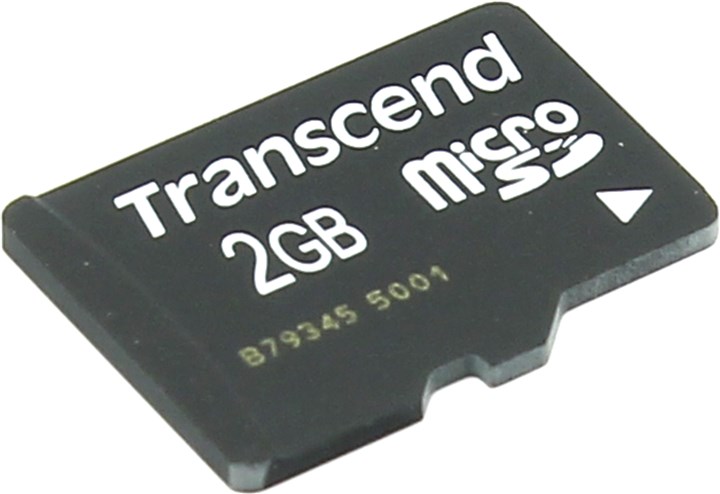 Карта памяти microSD Transcend 2Gb Class 2