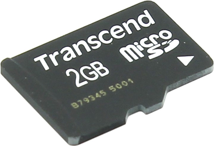 Карта памяти 2Gb microSD Transcend Class 2 122500₽