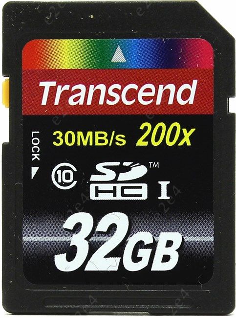 Карта памяти 32Gb SDHC Transcend Class 10 UHS-I U1