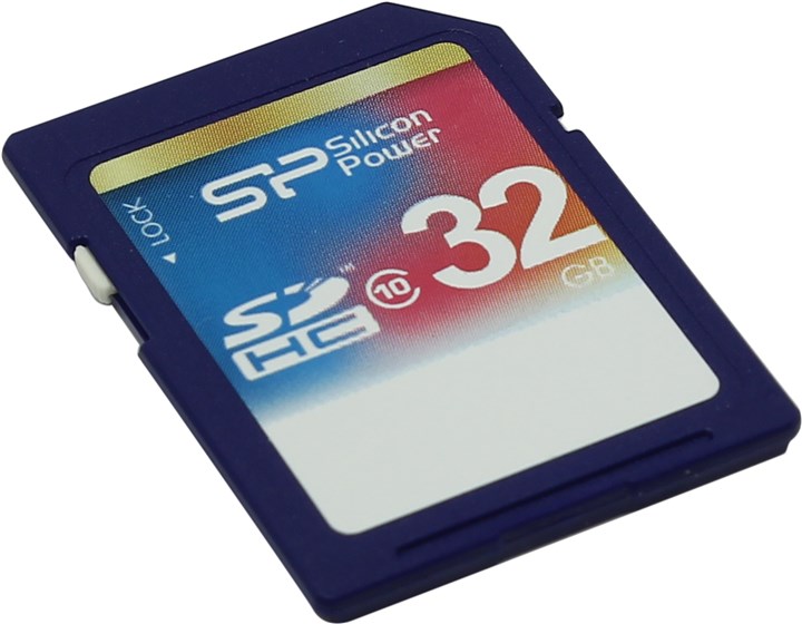 Карта памяти SDHC Silicon Power 32Gb Class 10 UHS-I U1