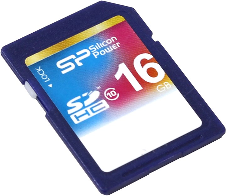 Карта памяти 16Gb SDHC Silicon Power Class 10