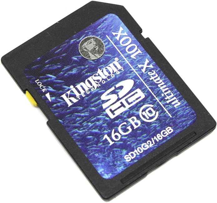 Карта памяти 16gb kingston sdhc 16gb