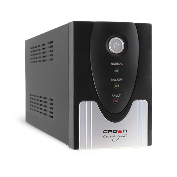 ИБП CROWN CMU-SP650IEC USB, 650 VA, 360 Вт, черный