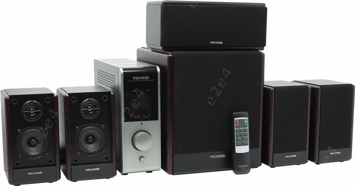 

Акустика 5.1 Microlab FC730 5x12W+24W, Wooden, Коричневый, FC 730