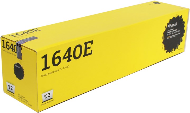 

Картридж лазерный T2 TC-T1640 (T1640E/T1640E), черный, 24000 страниц, совместимый для Toshiba e-STUDIO 163/165/166/203/205/206