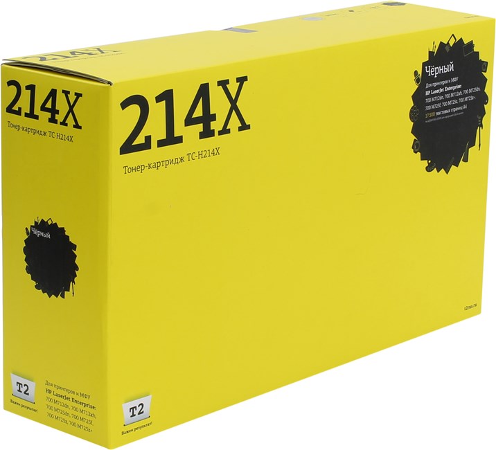 

Картридж лазерный T2 TC-H214X (14X/CF214X), черный, 17500 страниц, совместимый, для LJ Enterprise 700 M712dn/700 M725dn, с чипом