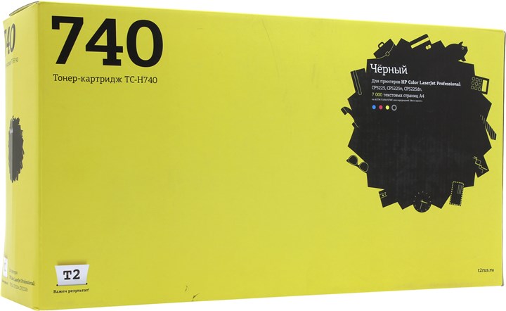 

Картридж лазерный T2 TC-H740 (307A/CE740A), черный, 7000 страниц, совместимый для CLJ Professional CP5225/5225n/5225dn
