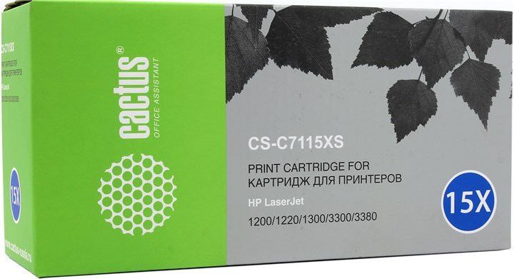 Картридж Cactus CS-C7115XS, черный, 3500 страниц