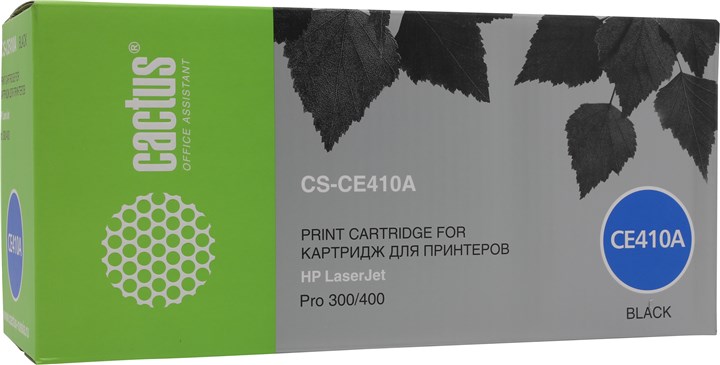 Картридж Cactus CS-CE410A, черный, 2200 страниц