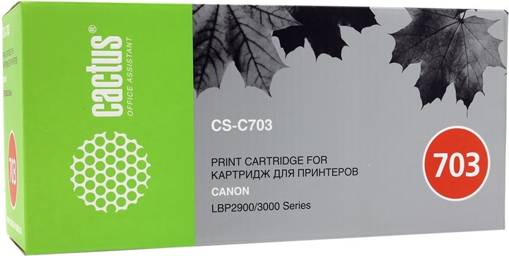 Картридж Cactus CS-C703, черный, 2000 страниц
