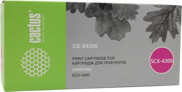 Картридж Cactus CS-S4300, черный, 2500 страниц