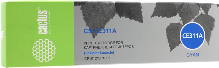 Картридж Cactus CS-CE311A, голубой, 1000 страниц