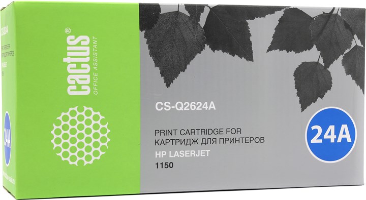 Картридж Cactus CS-Q2624A, черный, 2500 страниц