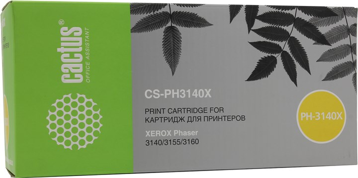 Картридж Cactus CS-PH3140X, черный, 2500 страниц