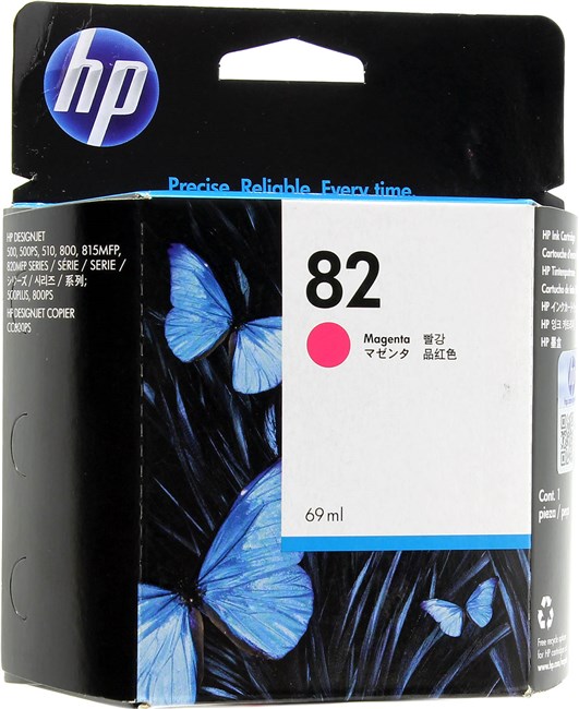 Картридж HP 82 (C4912A), пурпурный, 69 мл