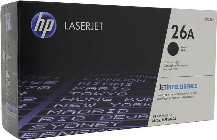 Картридж лазерный HP 26A/CF226A, черный