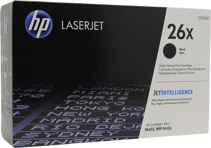 Картридж лазерный HP 26X/CF226X, черный