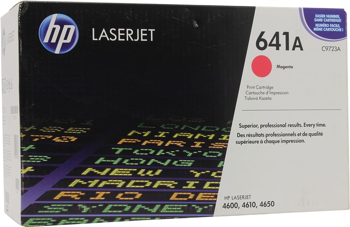 

Картридж лазерный HP 641A/C9723A, пурпурный, 8000 страниц, оригинальный для Color LaserJet 4600dtn / 4600 / 4600hdn / 4600n / 4650dtn / 4650 / 4650dn 4650hdn / 4650dtn / 4650n / 4650dn, 641A
