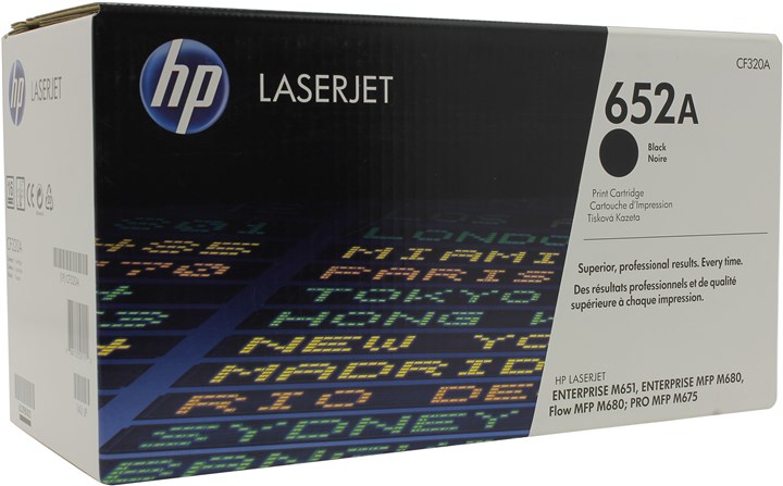 

Картридж лазерный HP 652A/CF320A, черный, 11500 страниц, оригинальный для Color LaserJet Enterprise Flow Multifunction M680z, M651dn/M651n/M651xh, MFP M680dn/M680f, 652A