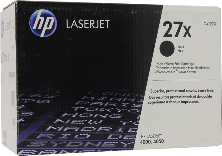 Картридж лазерный HP 27X/C4127X, черный