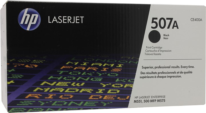 Картридж лазерный HP 507A/CE400A, черный