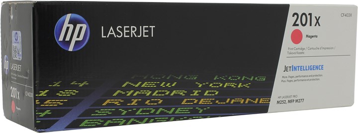 

Картридж лазерный HP 201X/CF403X, пурпурный, 2300 страниц, оригинальный для HP Color LaserJet Pro M252n, M252dw, M277n, M277dw, 201X