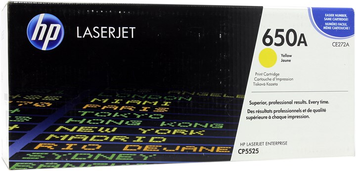

Картридж лазерный HP 650A/CE272A, желтый, 15000 страниц, оригинальный для Color LaserJet Enterprise CP5525dn / CP5525n / CP5525xh / M750dn / M750n / M750xh, 650A