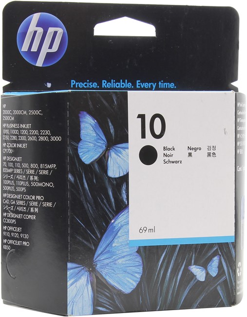 

Картридж струйный HP 10 (C4844A), черный, оригинальный, объем 69мл, ресурс 2200 страниц, для HP 2500cm, HP Designjet 100plus / 500plus / 500 / 800 / 815 MFP / 820 MFP, HP Designjet Colorpro CAD / GA, HP 2000 / 2500, P Business Inkjet 1000 / 1100 / 1200 / 