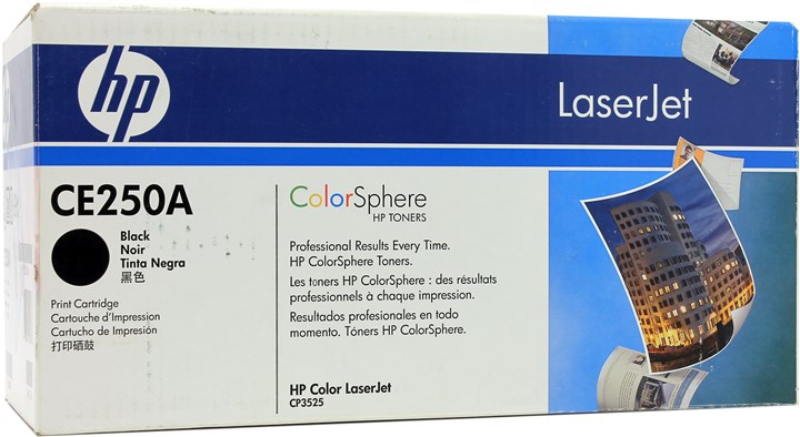 Картридж лазерный HP 504A/CE250A, черный