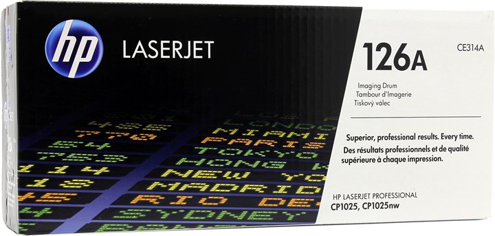 

Драм-картридж (фотобарабан) HP 126A/CE314A, 14000, 7000, оригинальный, для HP LaserJet Pro CP1025 / CP1025nw / M275 / CP1025 / CP1025nw / 100 M175a / 100 M175nw, HP 126A