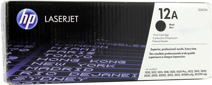 Картридж лазерный HP 12A/Q2612A, черный