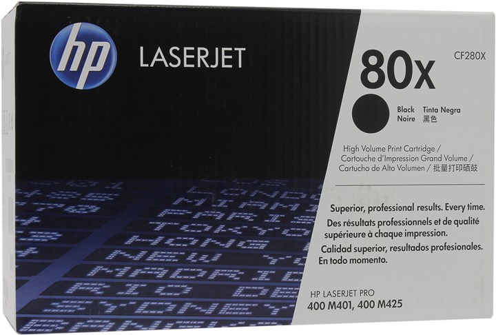 Картридж лазерный HP 80X/CF280X, черный
