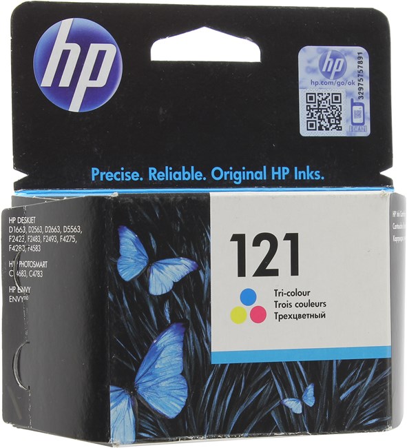 Картридж HP 121 (CC643HE), голубой/пурпурный/желтый