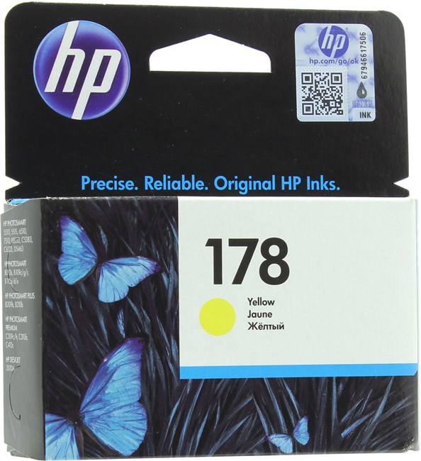 Картридж HP 178 (CB320HE), желтый