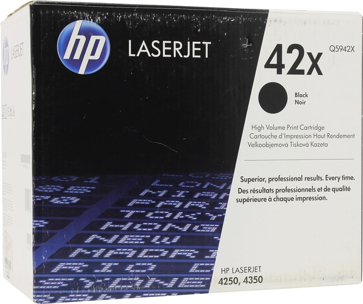 Картридж лазерный HP 42X/Q5942X, черный