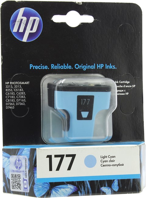 Картридж HP 177 (C8774HE), светло-голубой