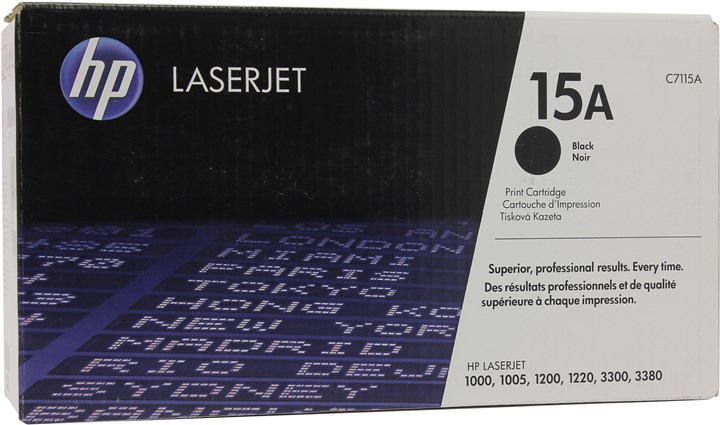 Картридж лазерный HP 15A/C7115A, черный