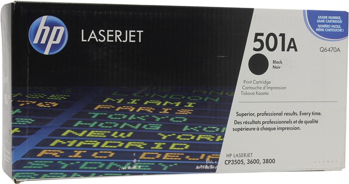 Картридж HP 501A (Q6470A)