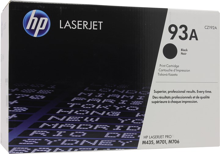 

Картридж лазерный HP 93A/CZ192A, черный, 12000 страниц, оригинальный для LaserJet Pro M435nw, 93A