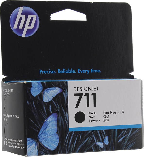 Картридж HP 711 (CZ129A), черный, 38 мл