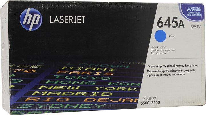 Картридж лазерный HP 645A/C9731A, голубой